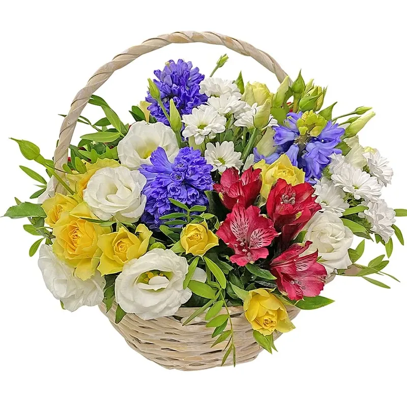 Корзина с цветами Любовный источник